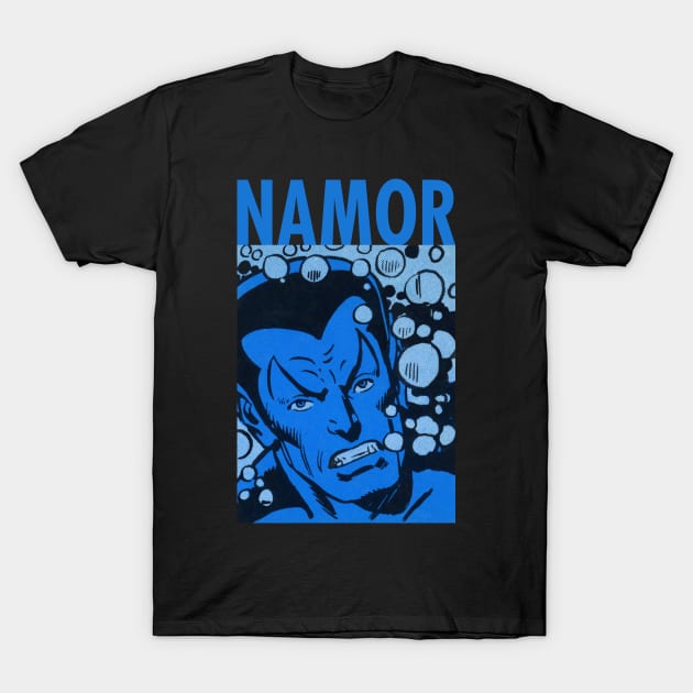 Defender: Namor T-Shirt by HustlerofCultures